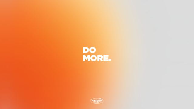 Do More Tangerine Fade wallpaper