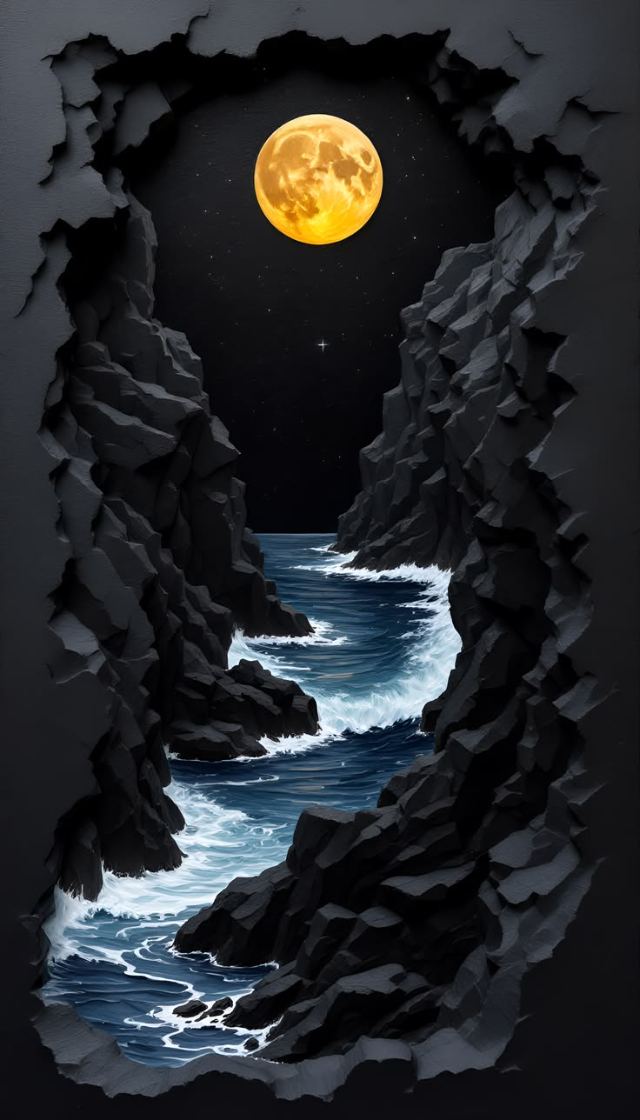 Moonlit Passage wallpaper