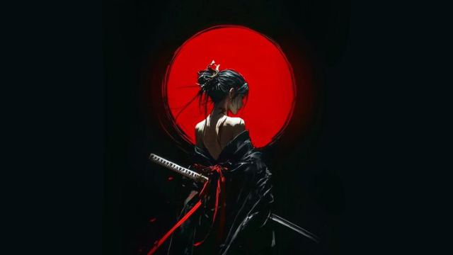 Blood Moon Ronin wallpaper in 3840x2160