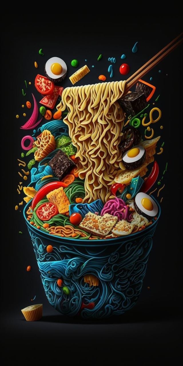 Ramen Explosion wallpaper