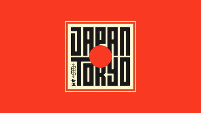 Japan Tokyo Stacked Poster — Minimal wallpaper in 3840x2160