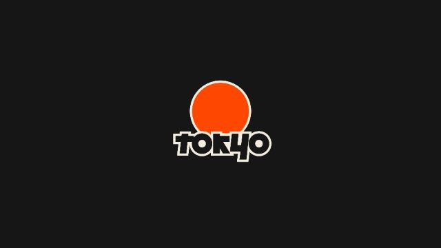 Tokyo Rising Sun Outline — Minimal wallpaper in 3840x2160