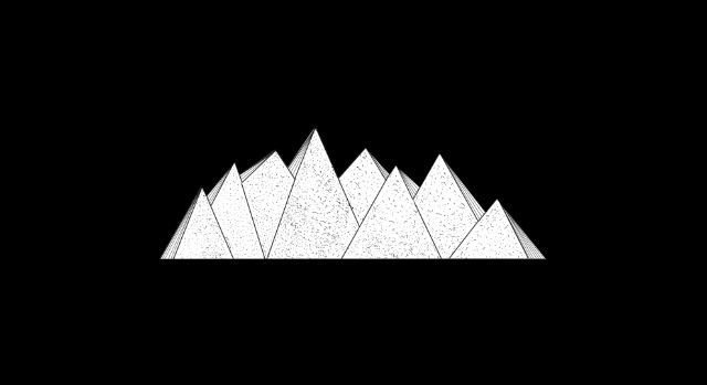 White Mountains Minimalist — Minimal wallpaper in 3840x2160