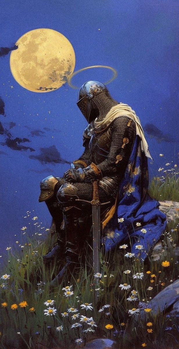 Vigil Under the Harvest Moon wallpaper in 3840x2160