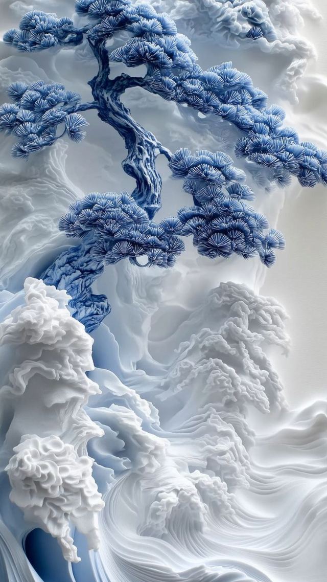 Porcelain Pine wallpaper in 3840x2160