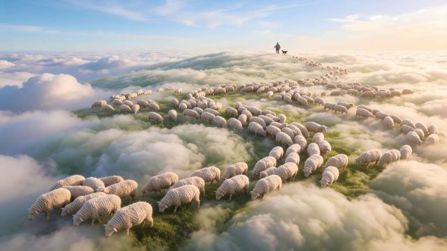 Dreamy Pasture wallpaper