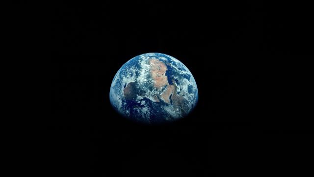 Earth Space Black Background Atmosphere Blue Planet 5k 8k wallpaper in 3840x2160