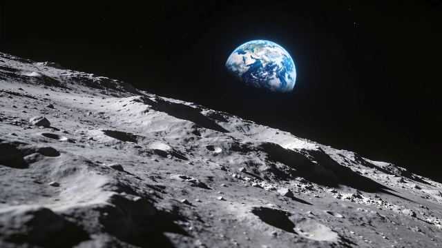 Earthrise Horizon wallpaper