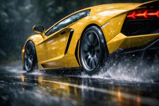 Yellow Lamborghini wallpaper