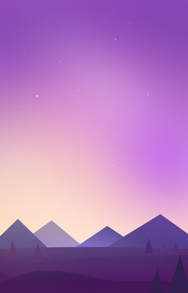 Minimal Purple Mountains wallpaper