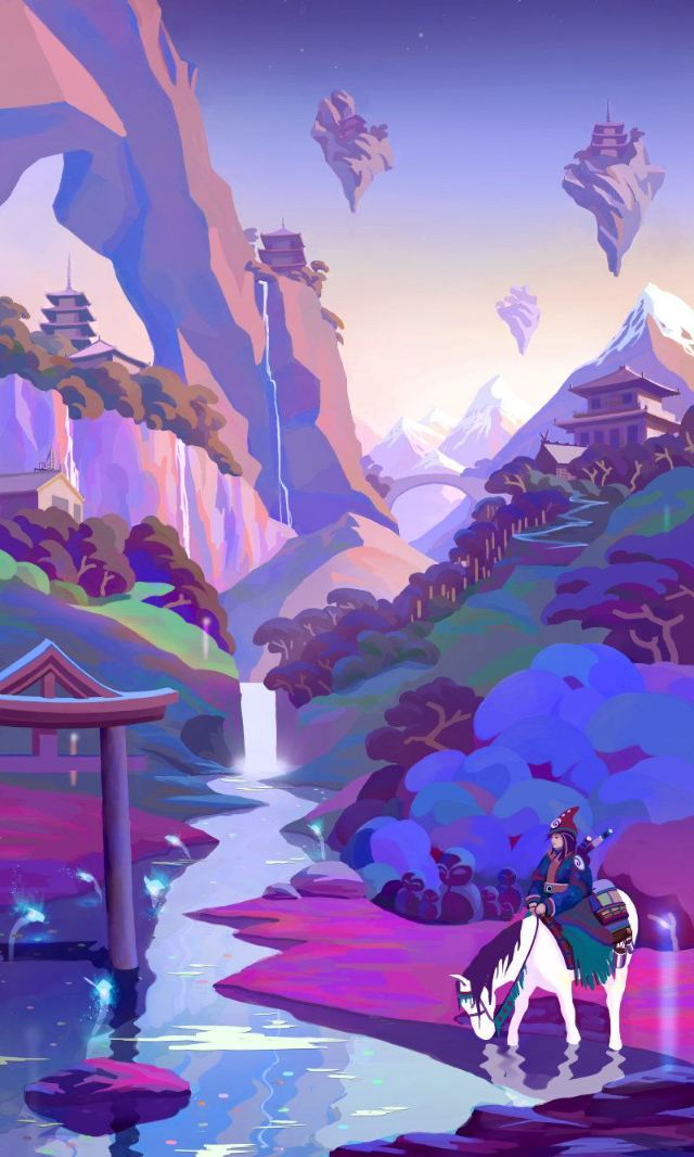 Fantasy Asian Landscape wallpaper