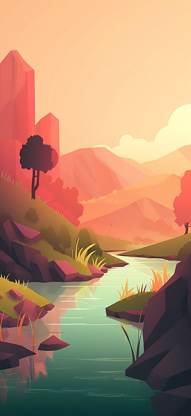 Crystal River Sunset wallpaper