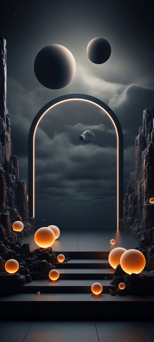 Sci Fi Portal Gateway wallpaper