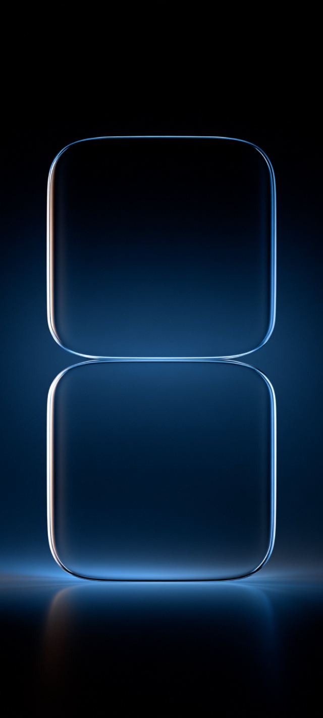Glowing Glass Rectangles wallpaper