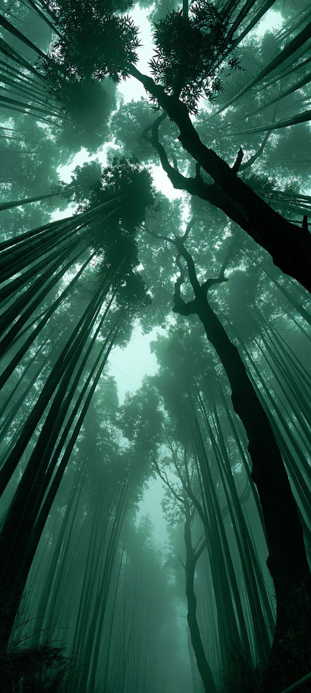 Bamboo Forest Canopy wallpaper