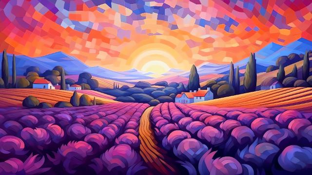 Lavender Hills wallpaper in 3840x2160