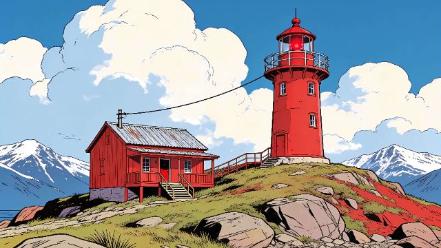 Nordic Beacon Haven wallpaper