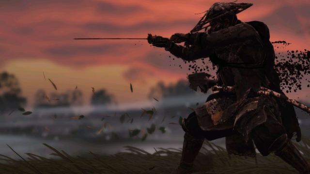 Ronin at Dusk wallpaper in 1308x736