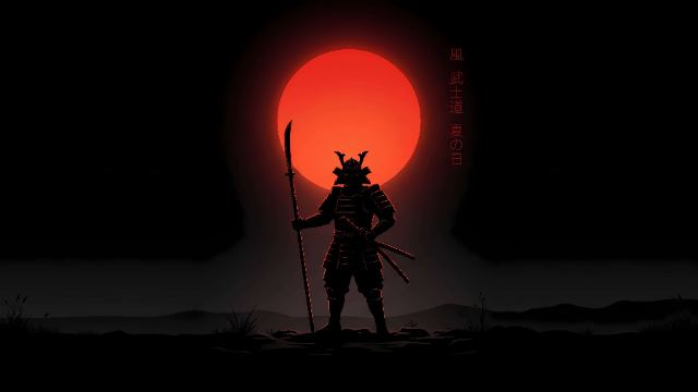 Samurai Red Sun 2 wallpaper in 3840x2160