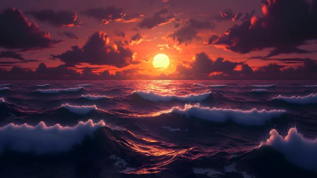 Maroon Dusk wallpaper