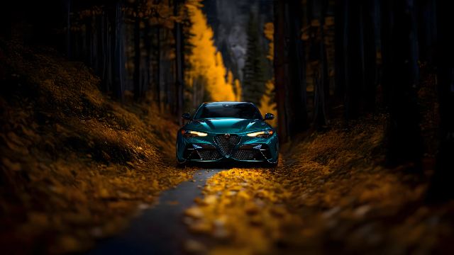 Alfa Romeo Golden Path wallpaper in 3840x2160