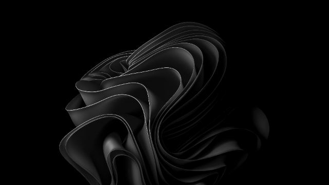 Windows 11 Dark Mode Abstract Background Black Background wallpaper in 3840x2160